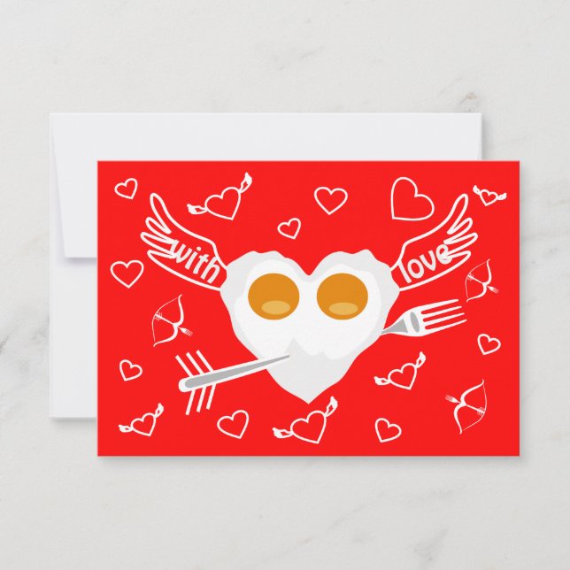 Invitación del el día de San Valentín Personalizad (Anverso)