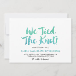 Invitación del elemento de caligrafía de acuarela