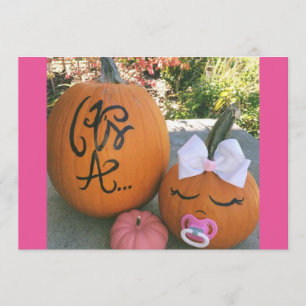 Invitación del embarazo de la caída