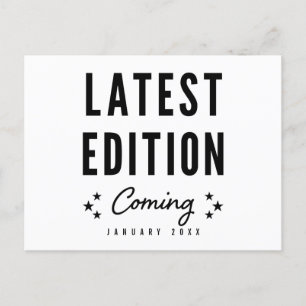 Invitación del embarazo de la última edición que