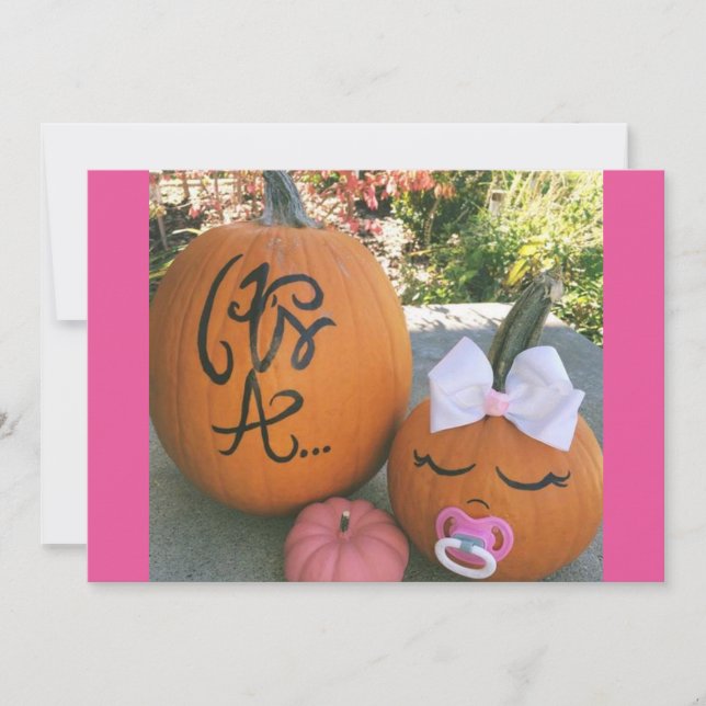 Invitación del embarazo en caída (Anverso)