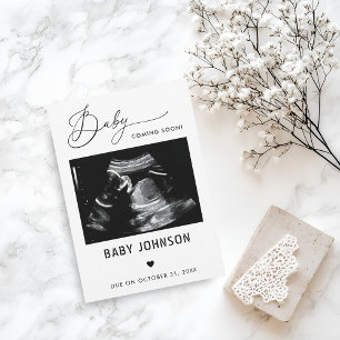 Invitación del embarazo en un bebé de Sonograma