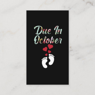 Invitación del embarazo Fecha prevista del bebé 