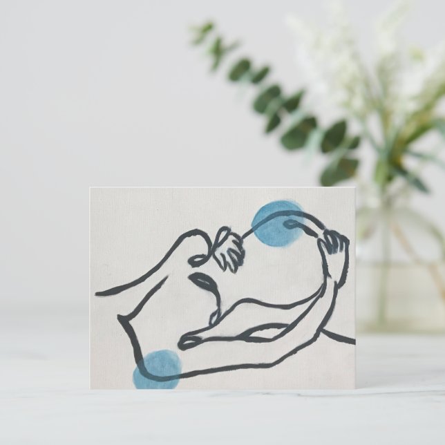 Invitación del embarazo Niño (Anverso de pie)