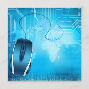 invitación del estilo de la tecnología