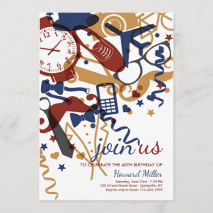 Invitación del estilo del hombre