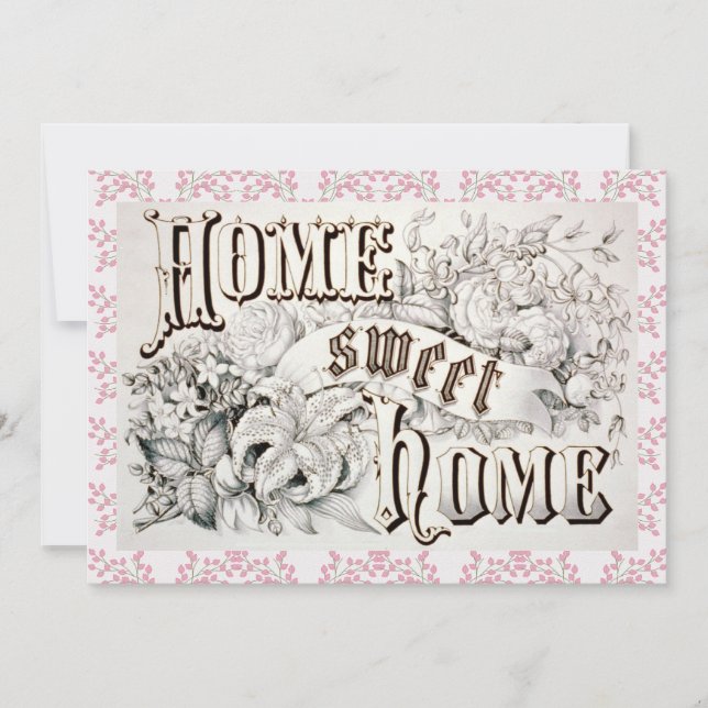 Invitación del estreno de una casa (Anverso)