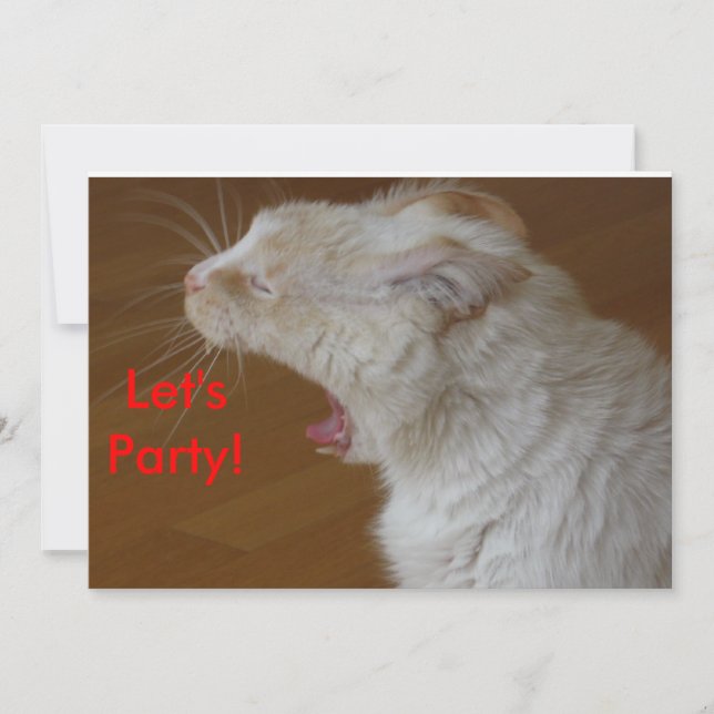 Invitación del fiesta (Anverso)