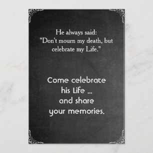 Invitación del "fiesta conmemorativo del tributo"