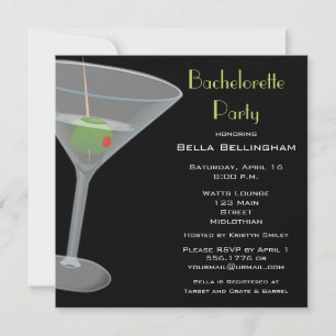 Invitación del fiesta de Bachelorette