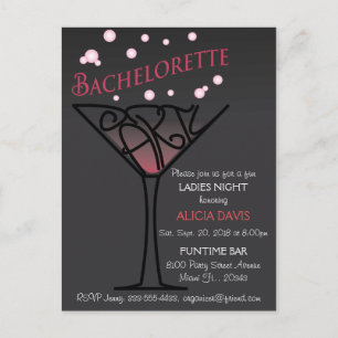 Invitación del fiesta de Bachelorette