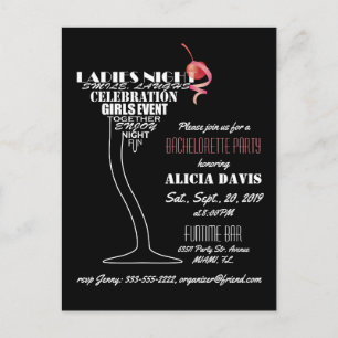 Invitación del fiesta de Bachelorette