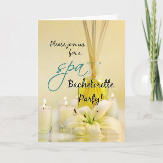 Invitación del fiesta de Bachelorette - balneario