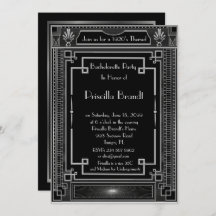 Invitación del fiesta de Bachelorette, gran