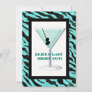 Invitación del fiesta de Bachelorette - leopardo