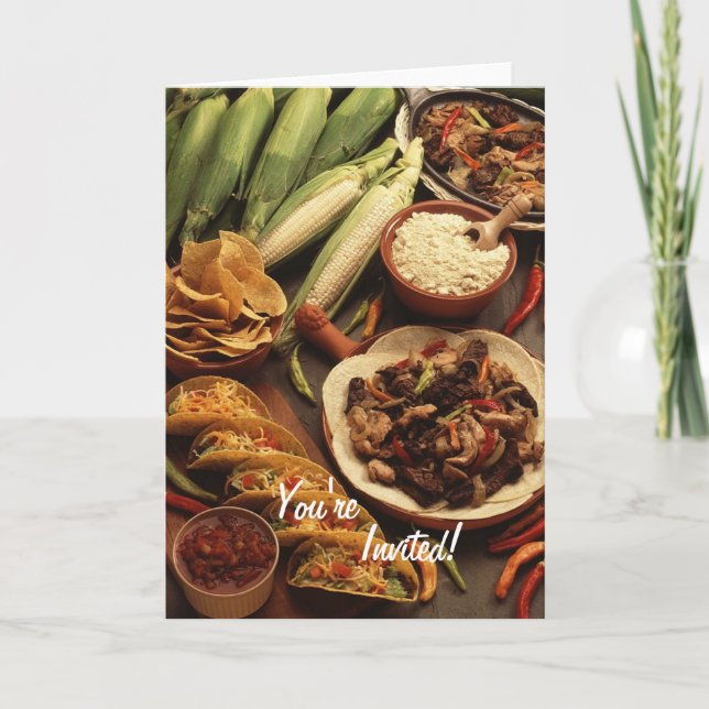 INVITACIÓN DEL FIESTA DE CENA (Anverso)