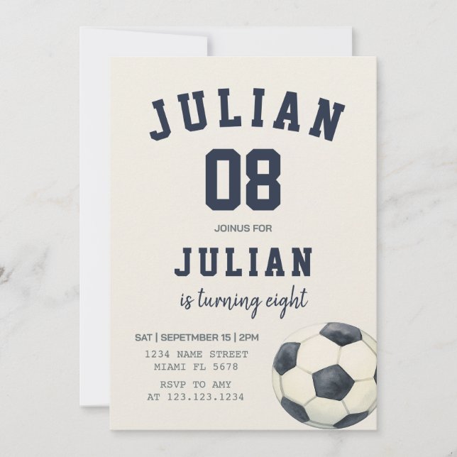 Invitación del Fiesta de deportes de descarga digi (Anverso)