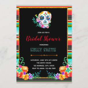 Invitación del fiesta de Dia de los Muertos