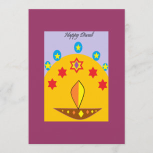 Invitación del fiesta de Diwali