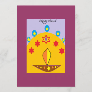 Invitación del fiesta de Diwali