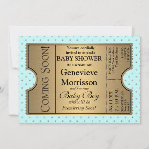 Invitación del Fiesta de ducha bebé con estilo de
