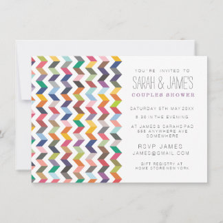 Invitación del Fiesta de ducha de las parejas de c