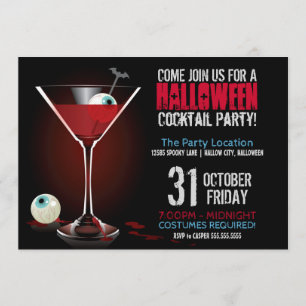 Invitación del fiesta de Halloween