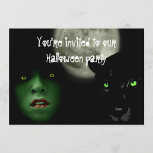 Invitación del fiesta de Halloween