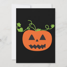 Invitación del fiesta de Halloween de los abucheos