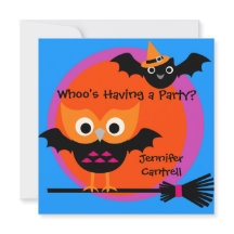 Invitación del fiesta de Halloween del pitido de