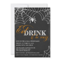 Invitación del fiesta de Halloween - fiesta del