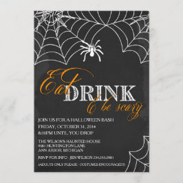Invitación del fiesta de Halloween - fiesta del