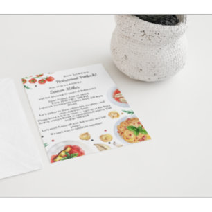 Invitación del Fiesta de Jubilación Potluck