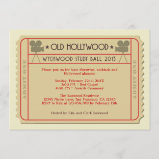 Invitación del fiesta de la ceremonia de entrega