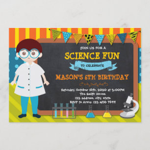 Invitación del fiesta de la ciencia