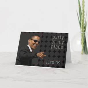 Invitación del Fiesta de la Inauguración de Obama