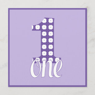 Invitación del fiesta de la púrpura una