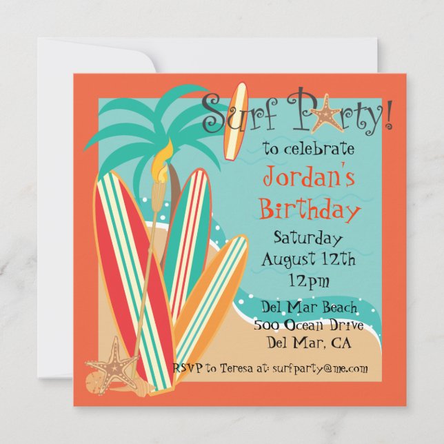 Invitación del fiesta de la resaca (Anverso)