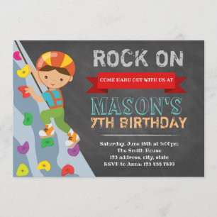 Invitación del fiesta de la subida