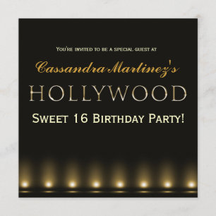 Invitación del fiesta de la tipografía del oro de