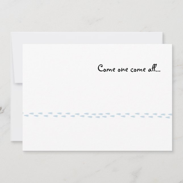 Invitación del fiesta de las impresiones del (Anverso)