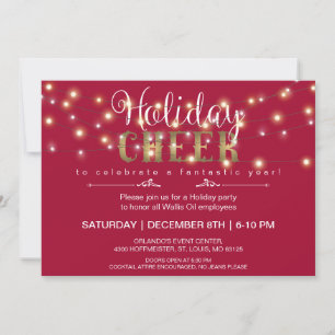 Invitación del Fiesta de las luces de alegría navi