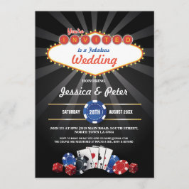 Invitación del Fiesta de Los Bodas Casino de Las V