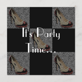 Invitación del fiesta de los tacones altos