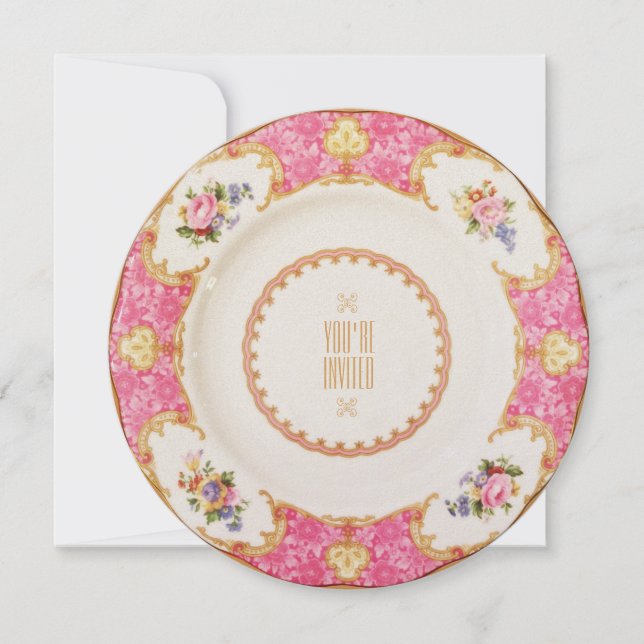 Invitación del fiesta de merienda-cena del (Anverso)