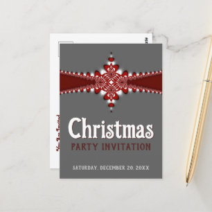Invitación del Fiesta de Navidades de estilo de Of
