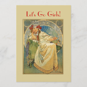 Invitación del fiesta de Nouveau Bachelorette del