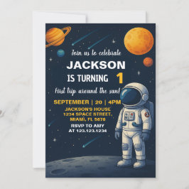 Invitación del Fiesta de Planetas del Espacio Ultr