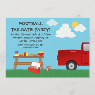 Invitación del fiesta de puerta posterior del