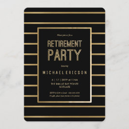 Invitación del fiesta de retiro - personalizar,